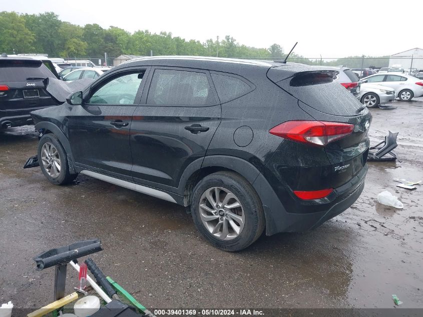 2017 Hyundai Tucson Se VIN: KM8J3CA43HU555958 Lot: 39401369