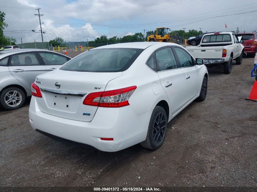 2014 Nissan Sentra Sv VIN: 3N1AB7AP8EY284254 Lot: 39401372