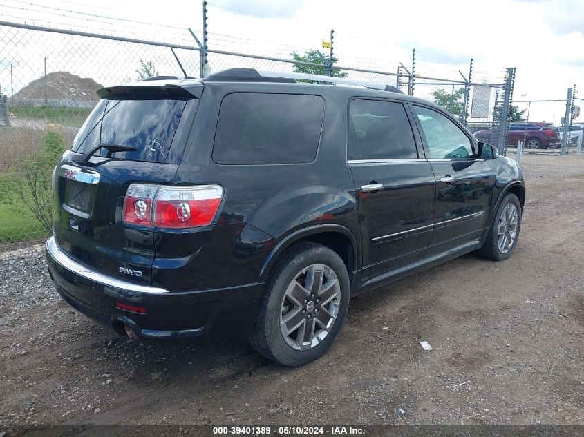 2012 GMC Acadia Denali VIN: 1GKKVTEDXCJ409830 Lot: 39401389