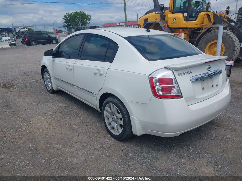 2012 Nissan Sentra 2.0 S VIN: 3N1AB6AP9CL698650 Lot: 39401422