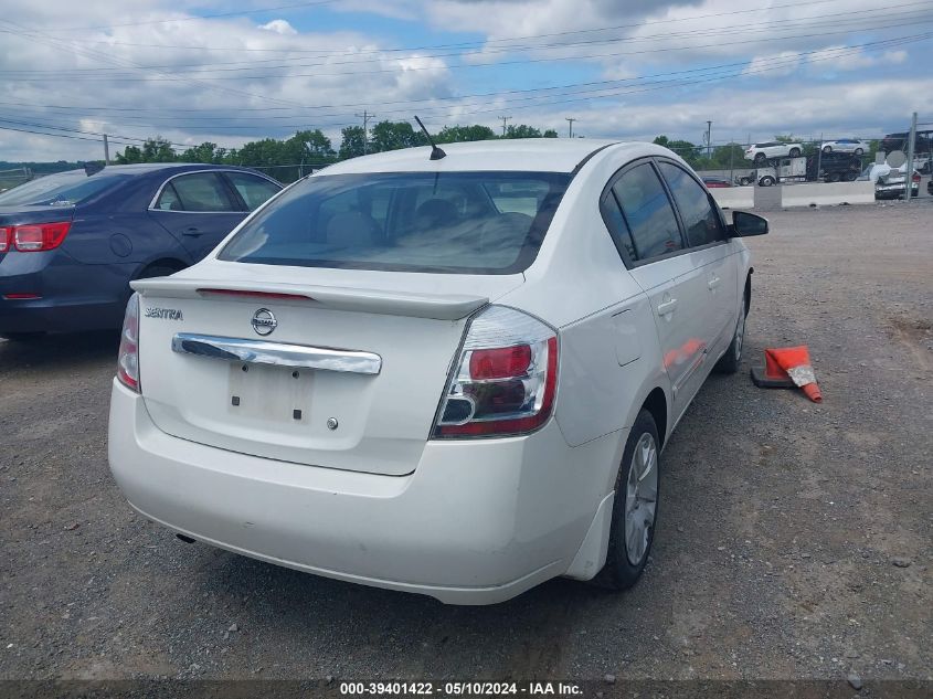 2012 Nissan Sentra 2.0 S VIN: 3N1AB6AP9CL698650 Lot: 39401422