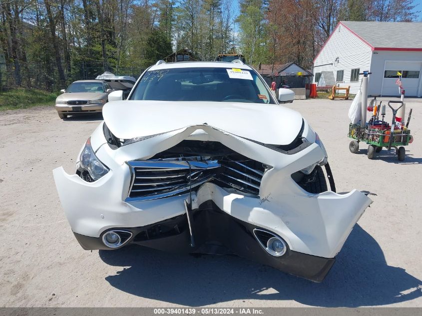 2016 Infiniti Qx70 VIN: JN8CS1MW6GM400423 Lot: 39401439