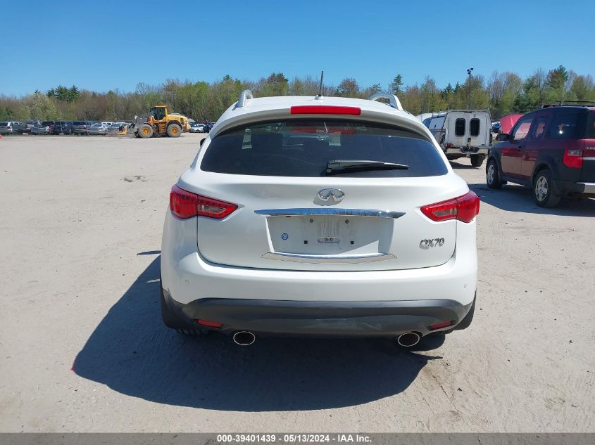 2016 Infiniti Qx70 VIN: JN8CS1MW6GM400423 Lot: 39401439