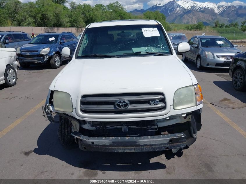 2001 Toyota Sequoia Sr5 V8 VIN: 5TDBT44A71S050435 Lot: 39401440