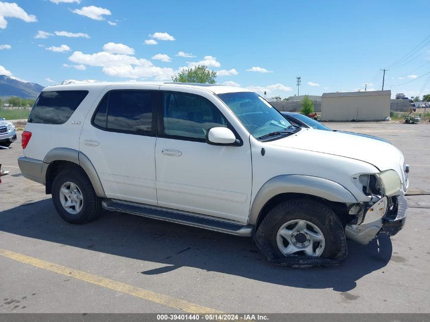 2001 Toyota Sequoia Sr5 V8 VIN: 5TDBT44A71S050435 Lot: 39401440