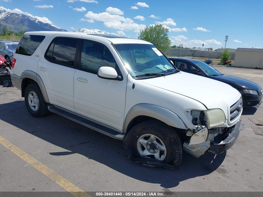 2001 Toyota Sequoia Sr5 V8 VIN: 5TDBT44A71S050435 Lot: 39401440