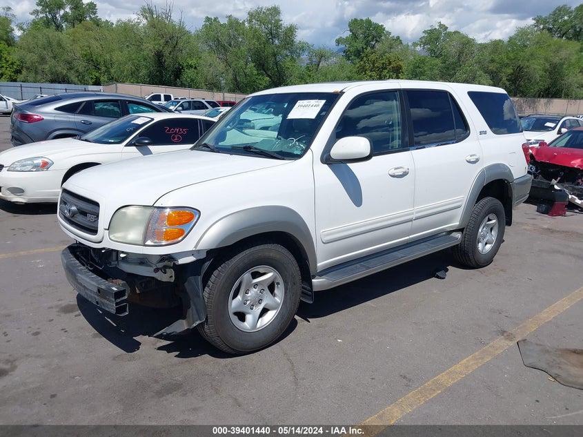 2001 Toyota Sequoia Sr5 V8 VIN: 5TDBT44A71S050435 Lot: 39401440