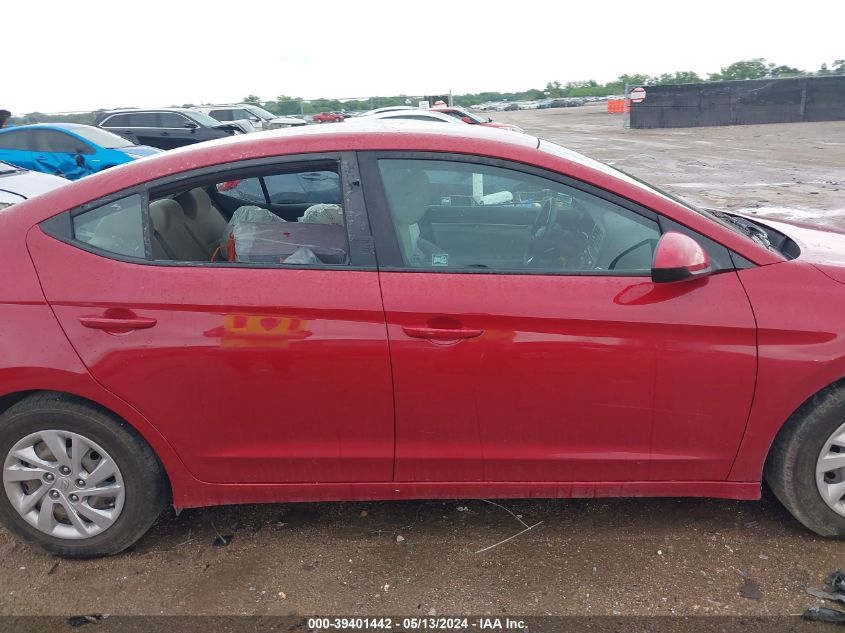 2019 Hyundai Elantra Se VIN: KMHD74LF6KU888765 Lot: 39401442