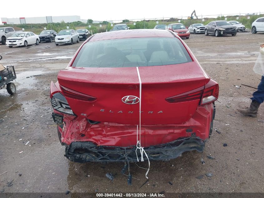 2019 Hyundai Elantra Se VIN: KMHD74LF6KU888765 Lot: 39401442