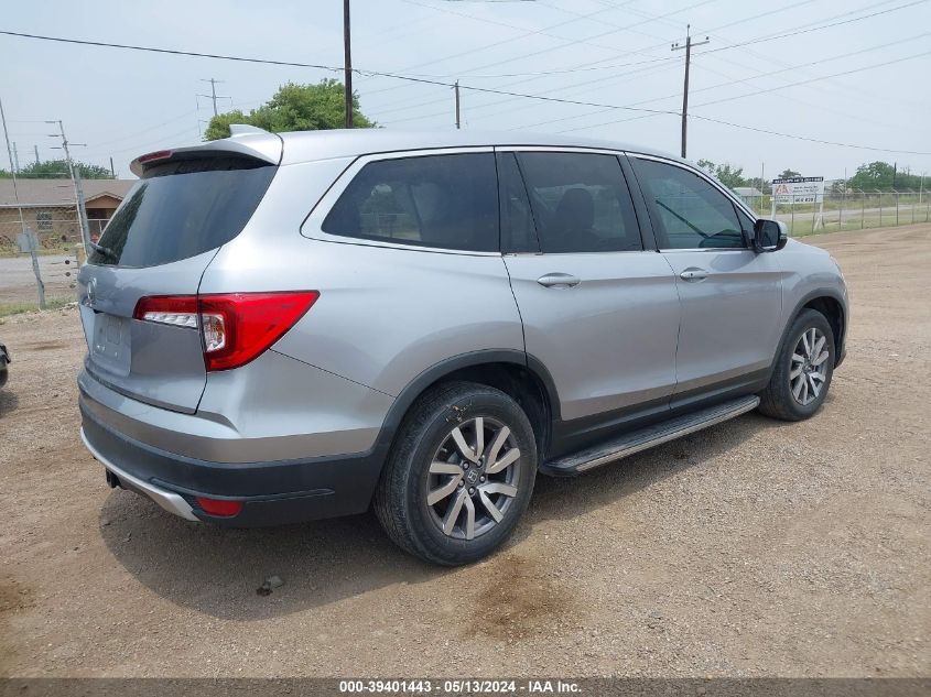 2019 Honda Pilot Ex-L VIN: 5FNYF5H58KB023061 Lot: 39401443