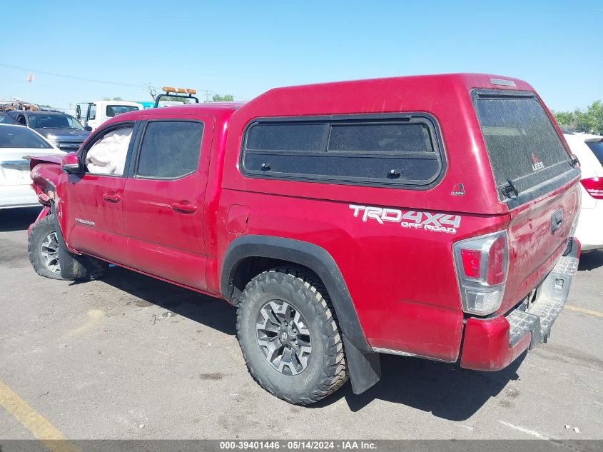 2020 Toyota Tacoma Trd Off-Road VIN: 5TFCZ5AN9LX230884 Lot: 39401446