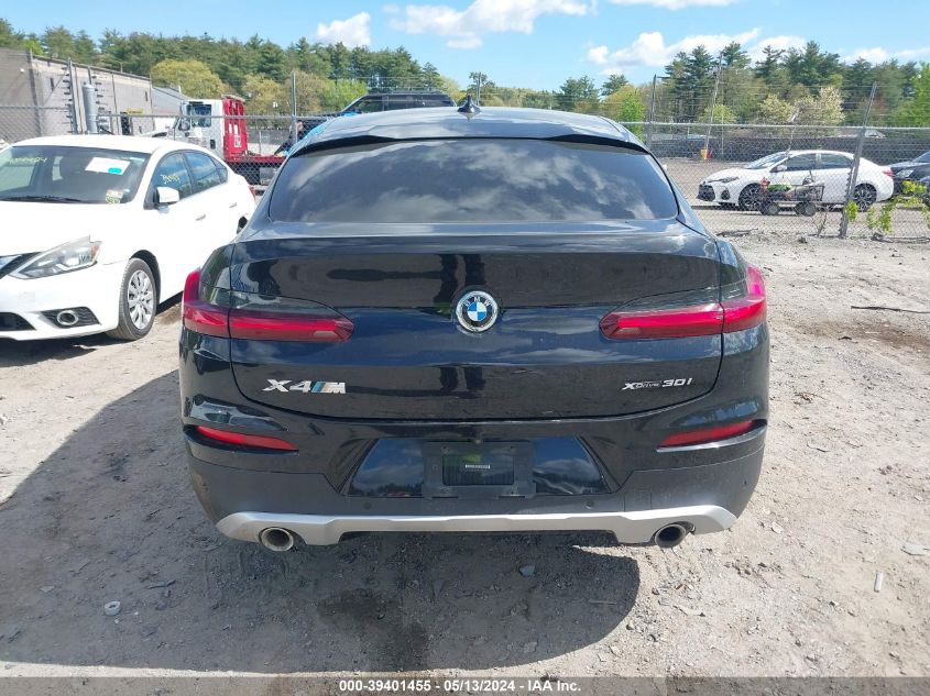 2020 BMW X4 xDrive30I VIN: 5UX2V1C09L9C09220 Lot: 39401455