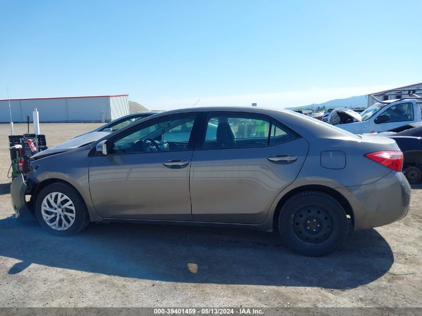 2017 Toyota Corolla Le VIN: 2T1BURHE7HC826945 Lot: 39401459