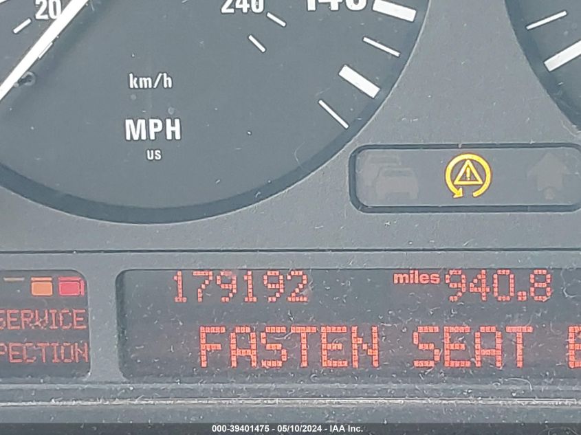 2002 BMW X5 3.0I VIN: 5UXFA53512LP37221 Lot: 39401475