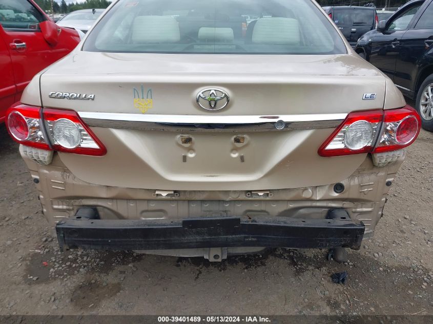 2011 Toyota Corolla Le VIN: JTDBU4EE3B9149283 Lot: 39401489