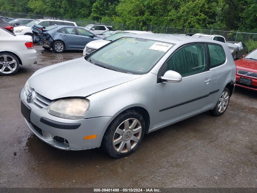 2007 Volkswagen Rabbit 2-Door VIN: WVWBR71K27W199910 Lot: 39401498