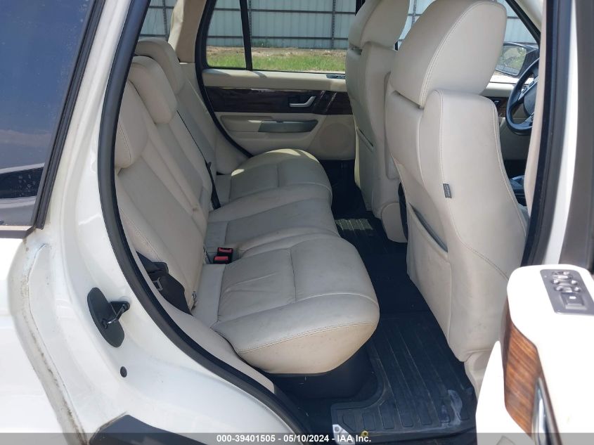 2008 Land Rover Range Rover Sport Hse VIN: SALSK254X8A138475 Lot: 39401505