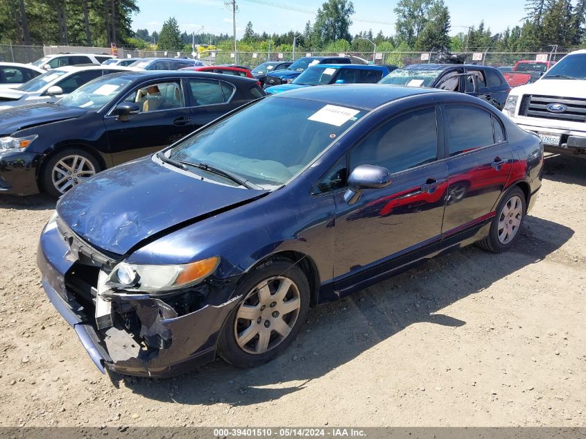 2007 Honda Civic Lx VIN: 1HGFA16597L081137 Lot: 39401510