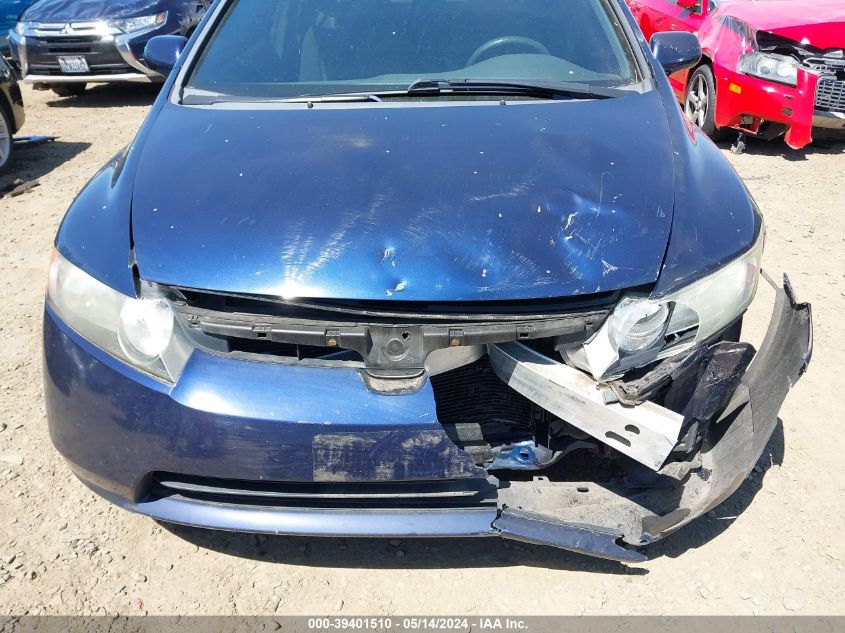 2007 Honda Civic Lx VIN: 1HGFA16597L081137 Lot: 39401510