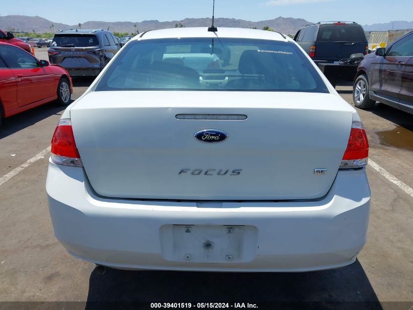 2010 Ford Focus Se VIN: 1FAHP3FN1AW258230 Lot: 39401519