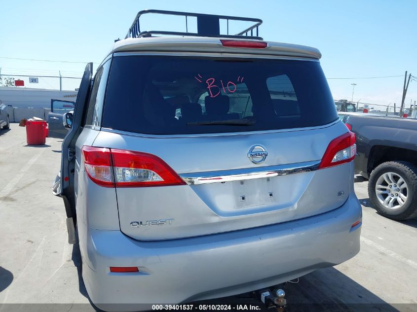 2012 Nissan Quest Sl VIN: JN8AE2KP8C9043792 Lot: 39401537