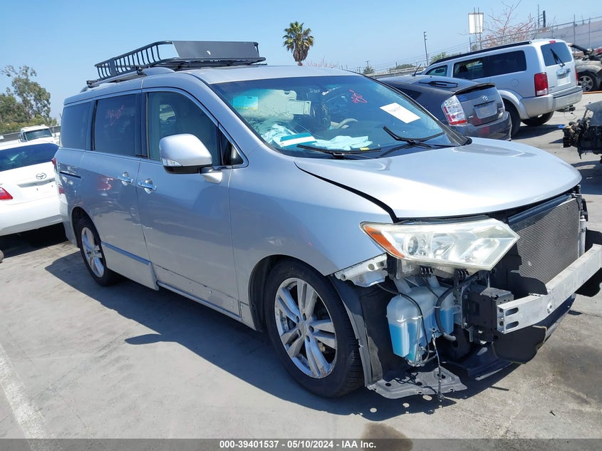 2012 Nissan Quest Sl VIN: JN8AE2KP8C9043792 Lot: 39401537