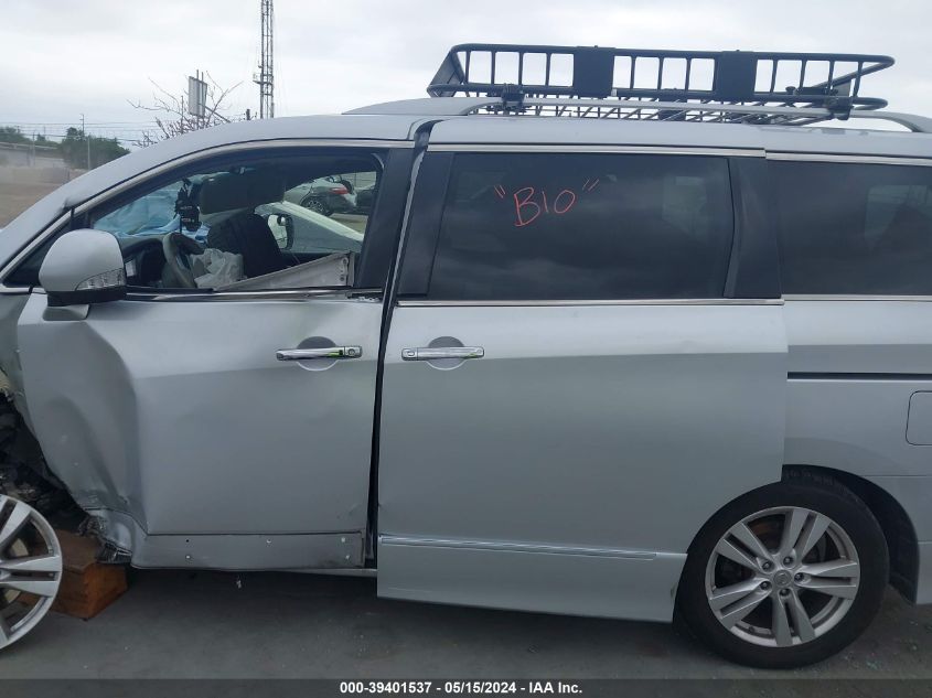 2012 Nissan Quest Sl VIN: JN8AE2KP8C9043792 Lot: 39401537