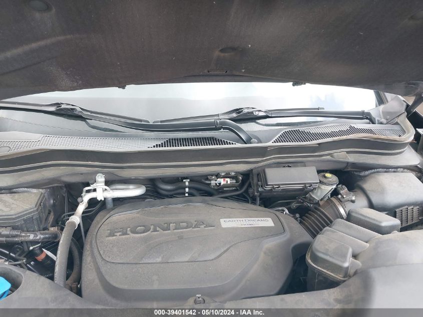 2016 Honda Pilot Ex-L VIN: 5FNYF6H65GB091002 Lot: 39401542