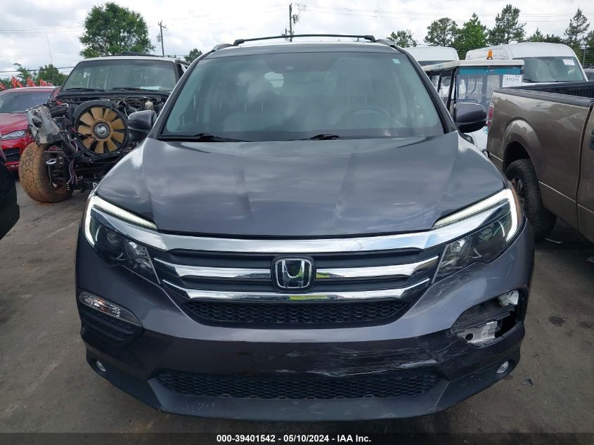 2016 Honda Pilot Ex-L VIN: 5FNYF6H65GB091002 Lot: 39401542
