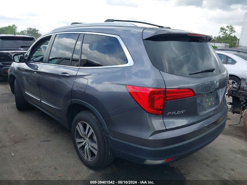 2016 Honda Pilot Ex-L VIN: 5FNYF6H65GB091002 Lot: 39401542