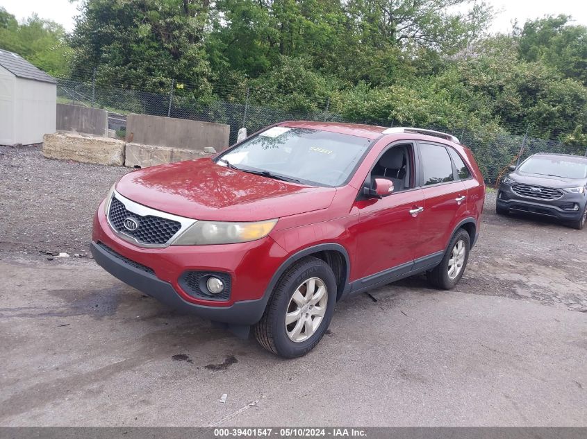 2011 Kia Sorento Lx VIN: 5XYKT4A1XBG029324 Lot: 39401547