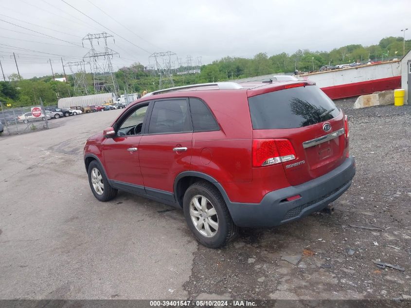 2011 Kia Sorento Lx VIN: 5XYKT4A1XBG029324 Lot: 39401547