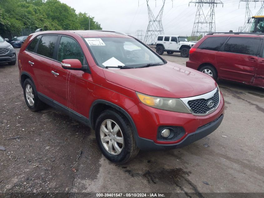 2011 Kia Sorento Lx VIN: 5XYKT4A1XBG029324 Lot: 39401547