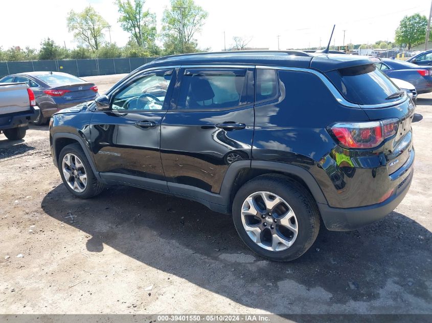 2018 Jeep Compass Limited 4X4 VIN: 3C4NJDCB6JT397970 Lot: 39401550