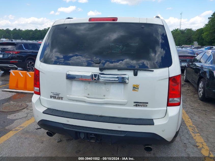 2015 Honda Pilot Touring VIN: 5FNYF4H90FB033988 Lot: 39401552