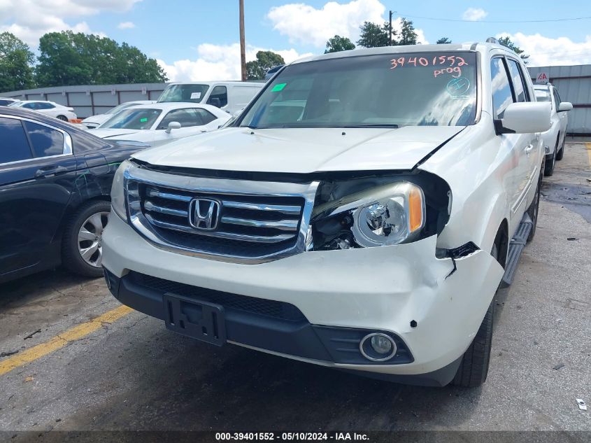 2015 Honda Pilot Touring VIN: 5FNYF4H90FB033988 Lot: 39401552