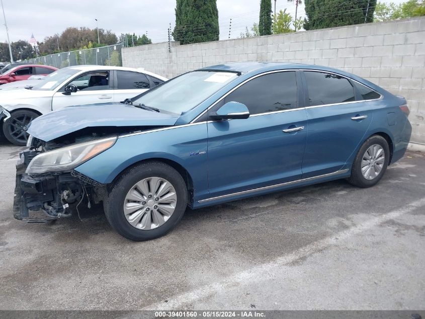 2016 Hyundai Sonata Hybrid Se VIN: KMHE24L15GA040408 Lot: 39401560