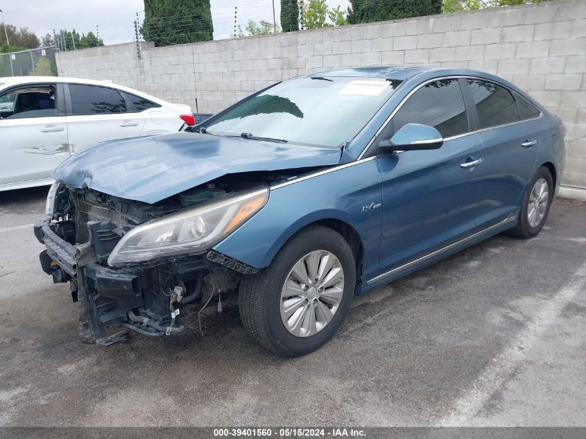 2016 Hyundai Sonata Hybrid Se VIN: KMHE24L15GA040408 Lot: 39401560