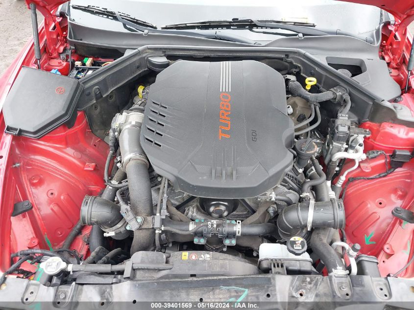 2019 Kia Stinger Gt2 VIN: KNAE55LC8K6044495 Lot: 39401569