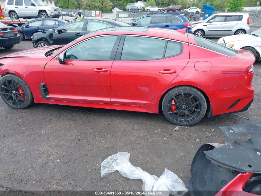 2019 Kia Stinger Gt2 VIN: KNAE55LC8K6044495 Lot: 39401569