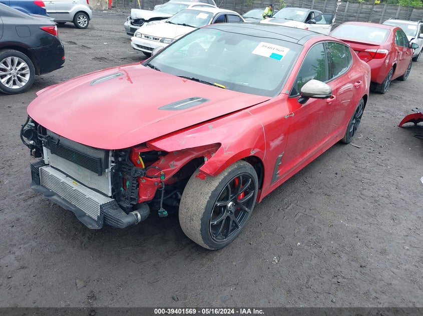 2019 Kia Stinger Gt2 VIN: KNAE55LC8K6044495 Lot: 39401569