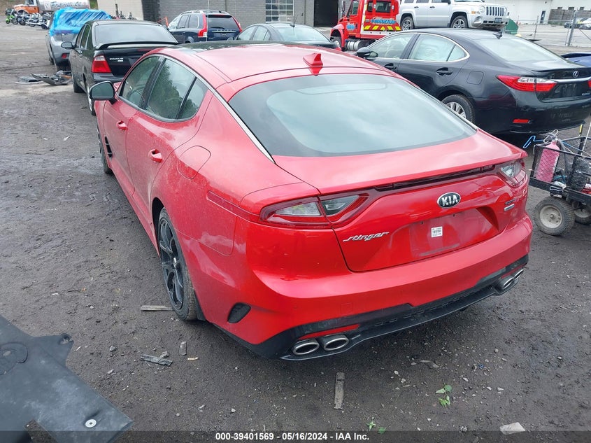 2019 Kia Stinger Gt2 VIN: KNAE55LC8K6044495 Lot: 39401569