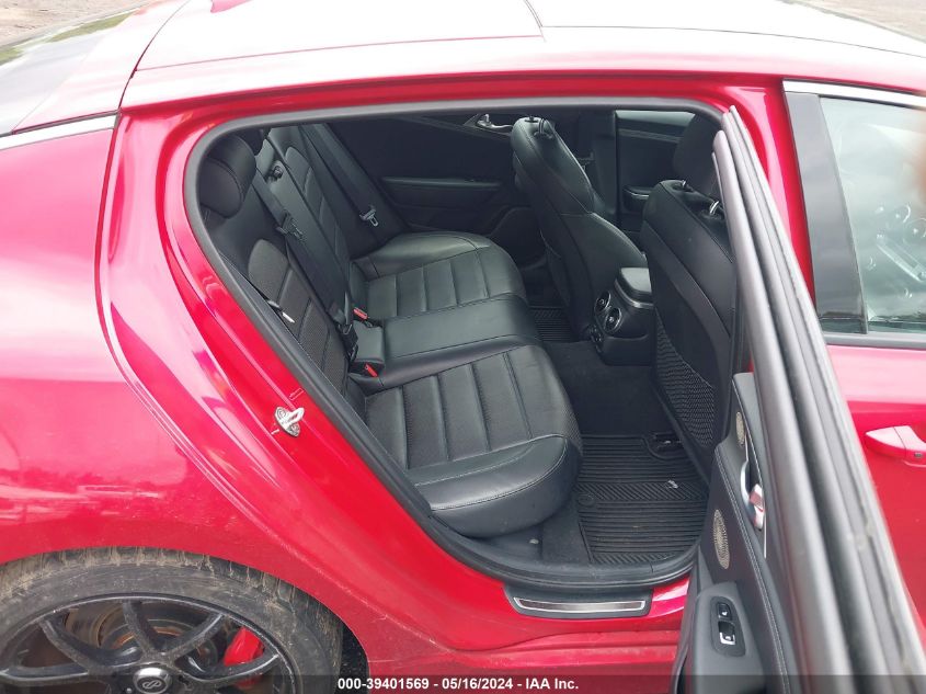 2019 Kia Stinger Gt2 VIN: KNAE55LC8K6044495 Lot: 39401569