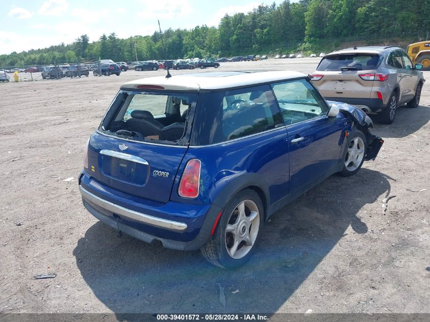 2003 Mini Cooper VIN: WMWRC33493TC46045 Lot: 39401572