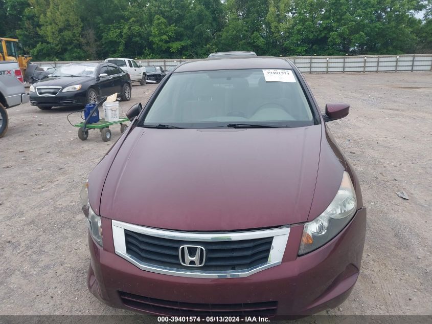 2008 Honda Accord 2.4 Lx VIN: 1HGCP26348A157219 Lot: 39401574