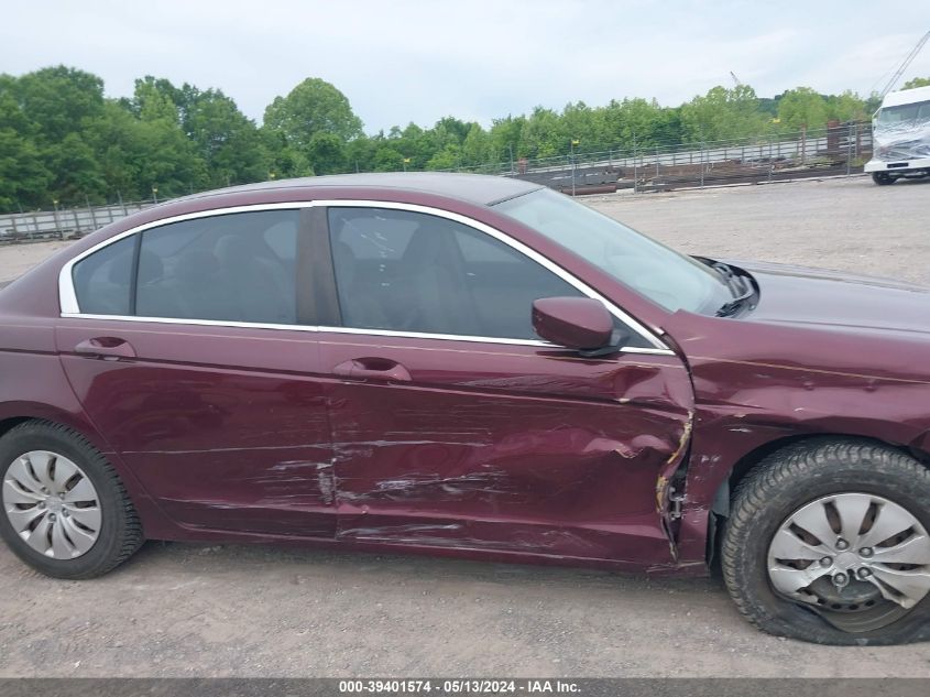 2008 Honda Accord 2.4 Lx VIN: 1HGCP26348A157219 Lot: 39401574