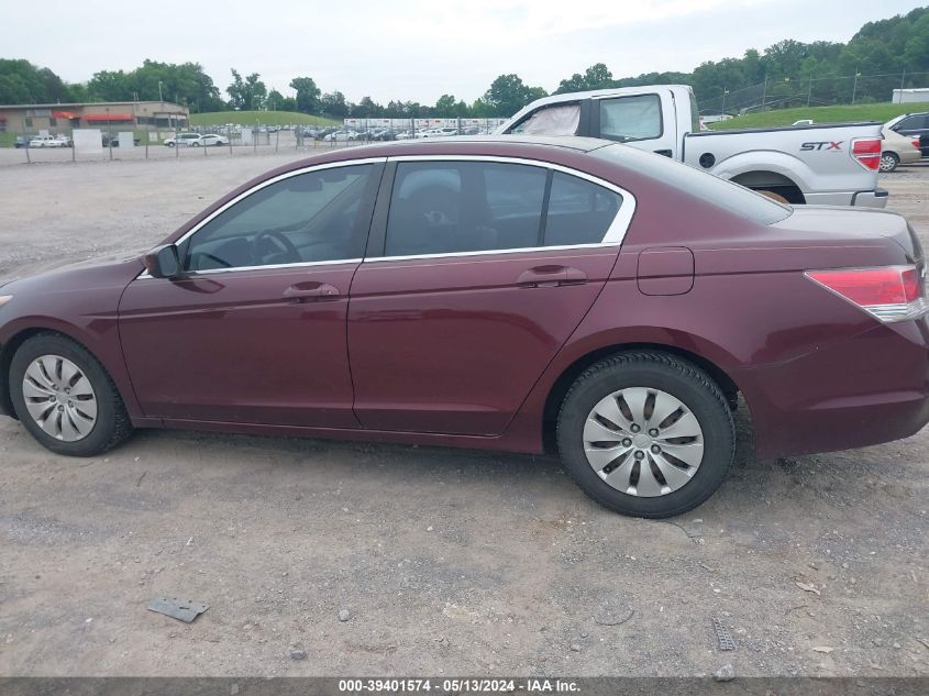 2008 Honda Accord 2.4 Lx VIN: 1HGCP26348A157219 Lot: 39401574