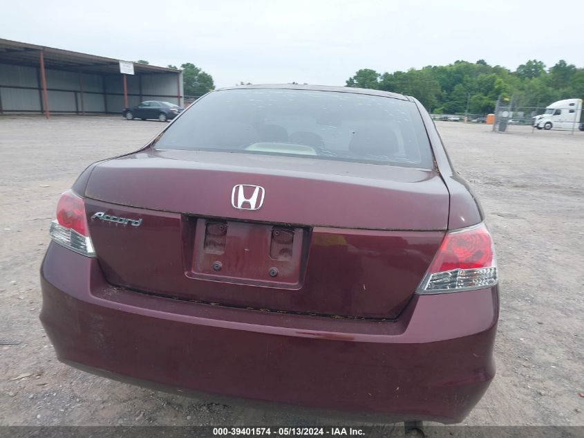 2008 Honda Accord 2.4 Lx VIN: 1HGCP26348A157219 Lot: 39401574