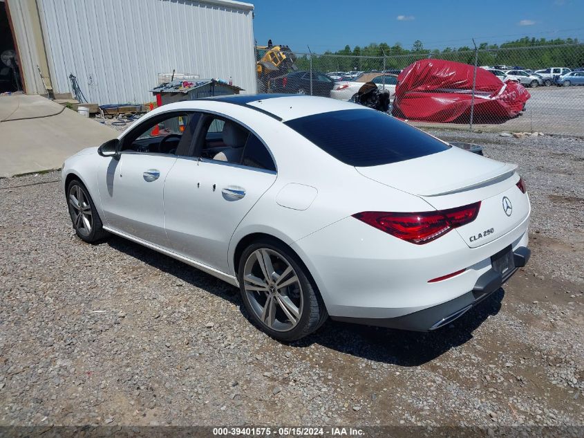 2021 MERCEDES-BENZ CLA 250 VIN: W1K5J4GB5MN160844