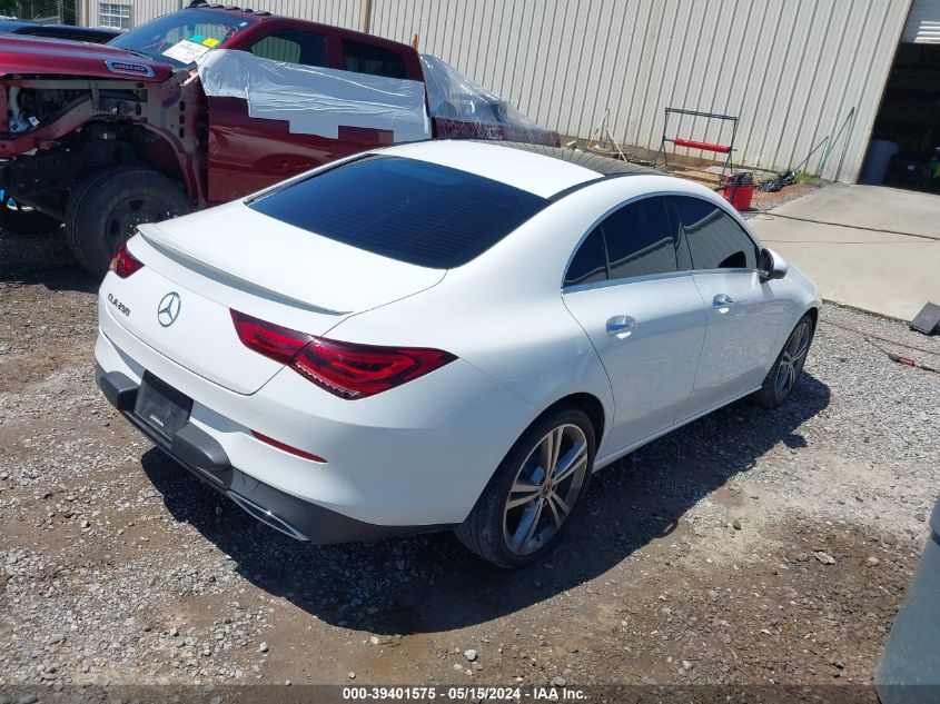 2021 MERCEDES-BENZ CLA 250 VIN: W1K5J4GB5MN160844